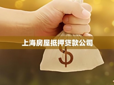 上海房屋抵押贷款公司